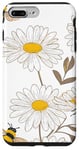 iPhone 7 Plus/8 Plus White Daisy Flower Bumble Bee Bee Lover Honey Bees Case