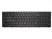 RTDpart Clavier rétroéclairé pour ordinateur portable Gigabyte Sabre 15 Sabre 15 GTX1050 15 GTX1050TI Sabre 15 W8 15-G 15-K Sabre 17 United States US Cadre noir