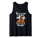 Magic In The Night Pumpkins Glow-Moonlight Halloween Ghost Tank Top