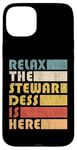 Coque pour iPhone 15 Plus Relax Stewardess, Hôtesse De L'air