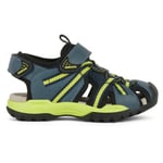 Geox J Borealis Boy B Sandal, Avio Lime, 1 UK