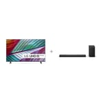 LG UR78 55" 4K LED TV + LG S70TY 3.1.1 Soundbar Dolby Atmos -tuotepaketti