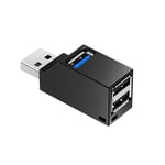 USB-hub, Mini USB 3.0-hub eller bärbar adapter (3 portar)