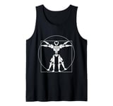 Leonardo Da Vinci Science Robotics Engineer Robot Robotics Tank Top