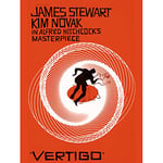 ADVERTISING MOVIE FILM STEWART HITCHCOCK VERTIGO 30X40 CMS FINE ART PRINT ART POSTER BB7593