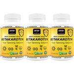 3-Pack Betakaroten Tanning Solution - 3 x 60 kapsler