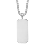 Captena Dogtag Halskjede Rustfritt Stål DU10058 - Herre