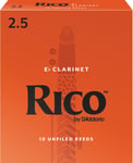 DADDARIO WOODWINDS RBA1025 Rörblad Rico Eb-Klarinett 10-p. 2.5