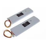 2x NiMH batterie 4500mAh (18V) pour tondeuse à gazon robot tondeuse Gardena Robotic R160, Husqvarna Automower 210AC comme 112862101 - Vhbw