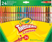 CRAYOLA Twistables Colouring Crayons - Assorted Colours (Pack of 24), Simply... 