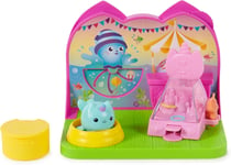 DreamWorks Gabby’s Dollhouse Kitty Narwhal’s Carnival Room, with Toy Figure, and