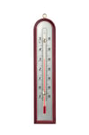 Velamp Thermomètre intérieur/extérieur en Bois 27 cm Luxury, Marron
