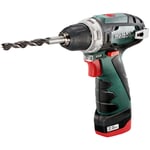 Borrskruvdragare metabo - 10,8v powermaxx bs basic med li jon batteri 10,8 v