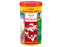 Sera Pond Color Sticks, Dammfisk, Torr Fiskmat, Pellets, Vitamin A, Vitamin B1, Vitamin B2, Vitamin C, Vitamin D3, Vitamin E, Stor, Medium, Liten, 28%