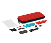 Konix Mythics Pack d'accessoires gaming Starter Kit Nintendo Switch - Housse - Verre trempé - Boîtier jeux - Écouteurs - Appuie-pouces