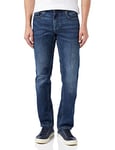 camel active Men's 5-Pocket Woodstock Bootcut Jeans, Blue, W34/L32