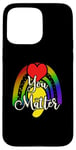 Coque pour iPhone 15 Pro Max Vous êtes Boho Rainbow Galaxy Star Matter