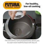 6 Litre Hawkins Black Futura Pressure Cooker