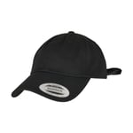 Flexfit Satin Bow Dad Cap - keps - Black - One Size