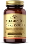 Solgar - Vitamin D3, 5000 IU, 125 mcg (100 Capsules)