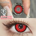 Eyeshare Halloween Färgade Kontaktlinser För Cosplay Red Anime Eyes Lensor Ay Serie Blå Linser Makeup Kontakt Färglins AYY-RED