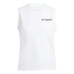 adidas Women's Terrex Multi Climacool Tank Top, White, XS