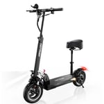 Hitway Trottinette Électrique Pliable Avec Siège Amovible 10" 800w Moteur Batterie 10ah Écran Lcd Scooter