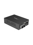 StarTech.com MCMGBSCMM055 Multimode (MM) SC Fiber Media Converter for 10/100/1000 Network - 550m Range - Gigabit Ethernet - 850nm - Full Duplex