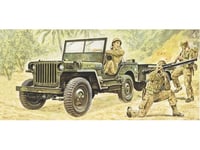 Italeri Jeep, Military Car Model, Monteringssats, 1:35, Jeep, Alla, Plast