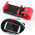 Car Steering Wheel Bike Clip Mount Holder Stand Cradle for Mobile Cell Phone GPS