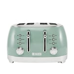 Haden 205414 Bristol Sage Green 4 Slice Toaster