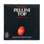 Pellini Top 100% Arabica, 60 Capsules Compatibles Dolce Gusto à l'Arôme Intense et Enveloppant et à la Torréfaction Délicate, 6 Paquets de 10 Capsules