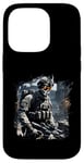 iPhone 14 Pro Military Soldier Officer Art Military Art Combat Aesthetics Case