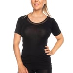 Femilet Juliana T-shirt Svart merinoull 38 Dam