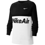 NIKE NSW Crew Sweatshirt - Black/White/White/White, X-Small