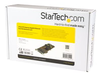 Startech.Com 4 Port Gigabit Poe (Power Over Ethernet) Card - Pcie Network Card - Poe / Poe+ Up To 25W Per Port - Pcie Nic - Gigabit Ethernet Card (St4000pexpse) - Nettverksadapter - Pcie X4 - Gigabit Ethernet X 4