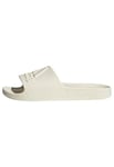 adidas Mixte Adilette Aqua Slides, Off White/Off White/Off White, 36 2/3