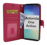 New Standcase Wallet Motorola One Action (Hotpink)