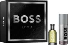 Mens 2 Piece BOSS Bottled Festive Giftset including an Eau de Toilette 50ml an