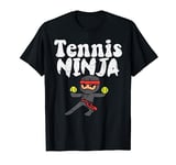 Tennis Ninja Funny Sports Player Coach Men Women Kids Youth T-Shirt