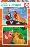 Educa 18629 Lion King Simba 2x48, Multicoloured