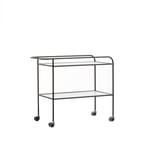 Cappellini - Steel Pipe Drink Trolley  - Serveringsvagnar - Shiro Kuramata - Svart - Trä