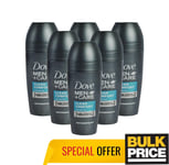 Dove Men Care Clean Comfort Roll-on Deodorant Non-Irritant 50ml 3, 6 Pack