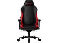 Lorgar Embrace 533, Gaming Chair, Pu Eco-Leather, 1.8 Mm Metal Frame, Multiblock Mechanism, 4D Armrests, 5 Star Aluminum Base, Class-4 Gas Lift, 75Mm Pu Casters, Black + Red