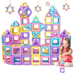 COOLJOYA Magnetic Tiles Toys for 2 3 Year Old Girls | Magnetic Building Blocks Set | Magnetic Tiles for Kids 3 4 5 6 7 Year Olds | Construction Blocks Toys for Toddlers Girls Boys (2024)