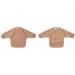 Liewood - 2-pack Merle cape bib, Check Tuscany