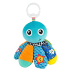 LAMAZE Salty Sam the Octopus Baby Toy, Clip On Baby Pram Toy & Pushchair Toy, Ne