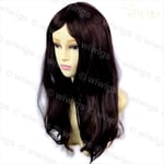 Wiwigs Long Wavy Dark Brown & Auburn Mix Ladies Wig