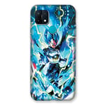 Cokitec Coque pour Oppo A15 Manga Dragon Ball Vegeta Bleu Multicolore