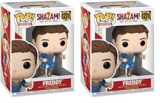 Funko Pop! Movies: Shazam 2 - Freddy- Figurine en Vinyle à Collectionner - Idée de Cadeau - Produits Officiels - Jouets pour Les Enfants et Adultes - Movies Fans (Lot de 2)